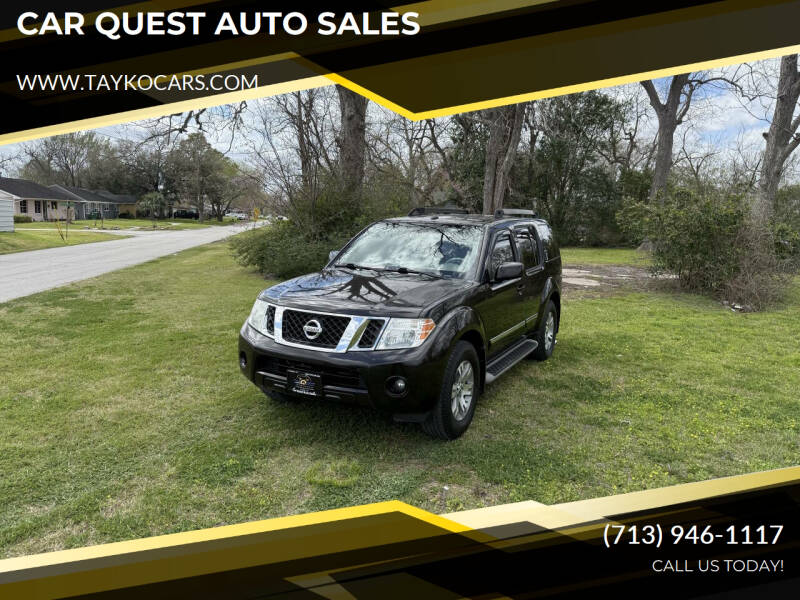 2011 Nissan Pathfinder for sale at CAR QUEST AUTO SALES in Houston TX