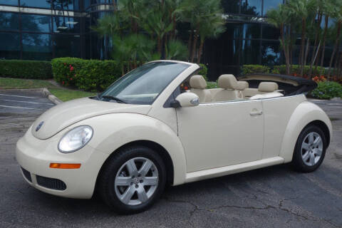 2007 Volkswagen New Beetle Convertible for sale at SR Motorsport in Pompano Beach FL