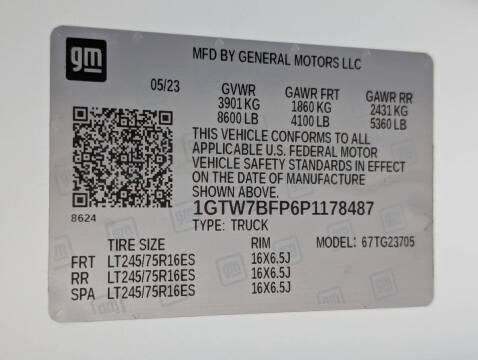 2023 GMC Savana 2500