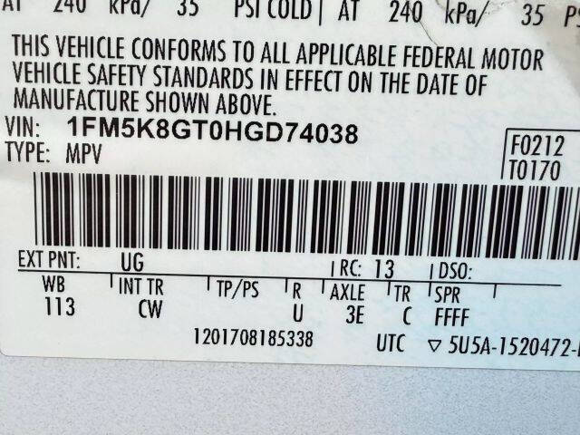 2017 Ford Explorer Sport