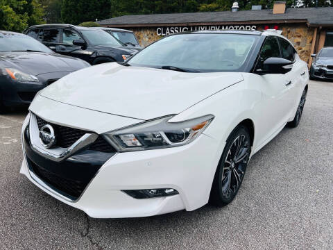 2017 Nissan Maxima for sale at Classic Luxury Motors in Buford GA