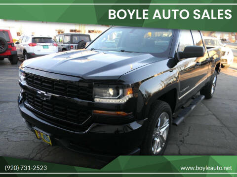 2018 Chevrolet Silverado 1500 for sale at Boyle Auto Sales in Appleton WI