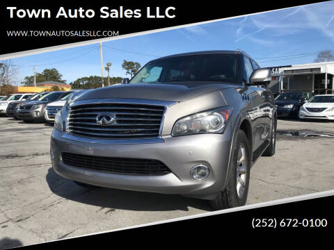 2012 Infiniti QX56 for sale at Town Auto Sales LLC in New Bern NC