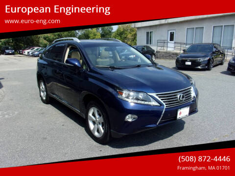 2013 Lexus RX 350 for sale at European Engineering in Framingham MA