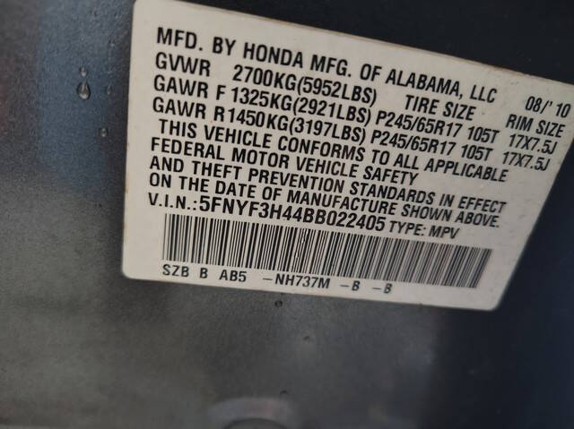 2011 Honda Pilot EX