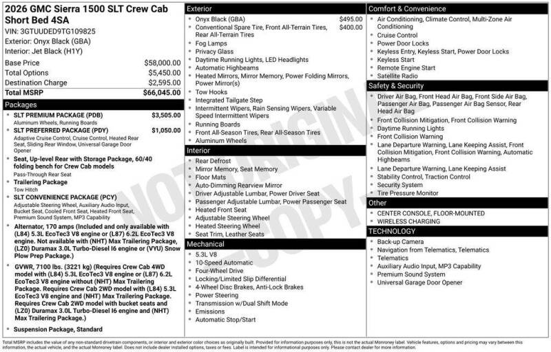 2026 GMC Sierra 1500