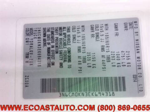 2014 Nissan NV200 SV