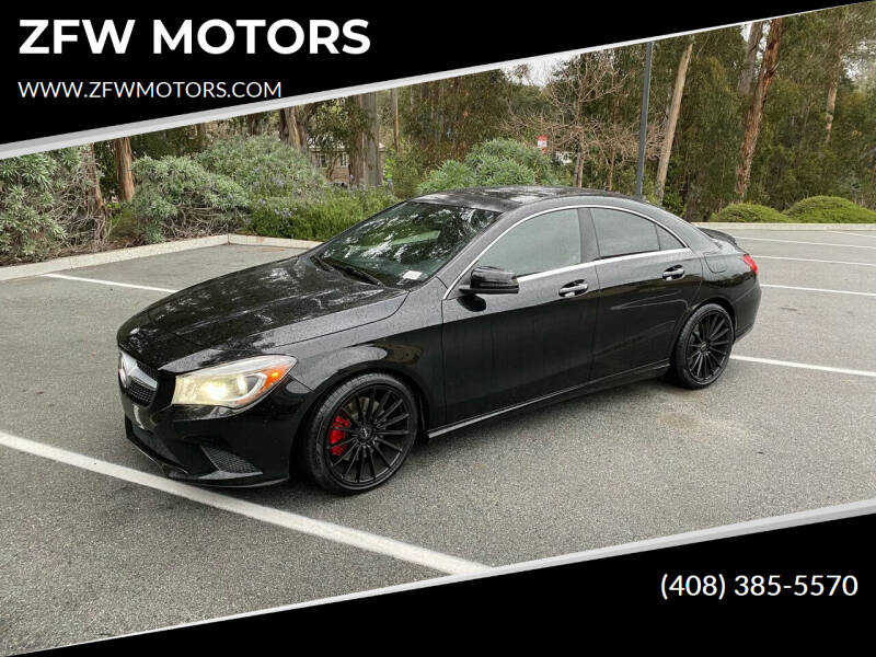 2015 Mercedes-Benz CLA for sale at ZFW MOTORS in Soquel CA