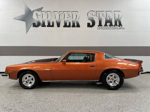 1976 Chevrolet Camaro for sale at SILVERSTAR MOTORS in Midlothian TX