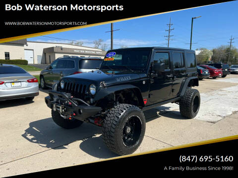 2016 Jeep Wrangler Unlimited for sale at Bob Waterson Motorsports in South Elgin IL