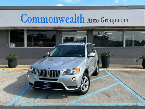 2012 BMW X3 for sale at Commonwealth Auto Group in Virginia Beach VA