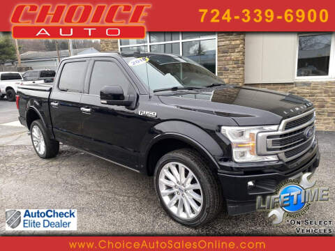 2018 Ford F-150 for sale at CHOICE AUTO SALES in Murrysville PA