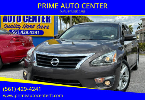 2013 Nissan Altima for sale at PRIME AUTO CENTER in Palm Springs FL