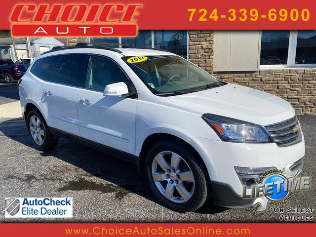 2017 Chevrolet Traverse for sale at CHOICE AUTO SALES in Murrysville PA