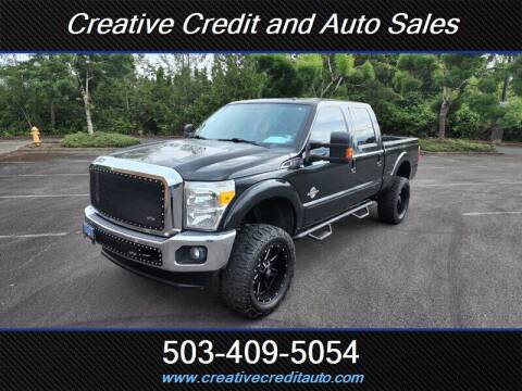 2014 Ford F-250 Super Duty for sale at Creative Credit & Auto Sales in Salem OR