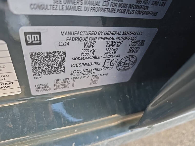 2025 Chevrolet Silverado 1500