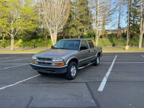 2001 Chevrolet S-10 for sale at H&W Auto Sales in Lakewood WA