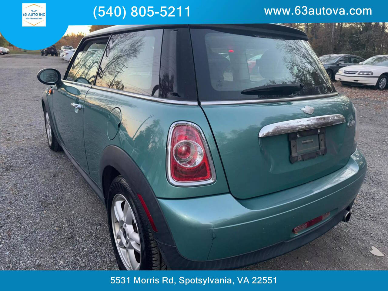 2012 MINI Cooper Hardtop for sale at 63 Auto Inc in Spotsylvania, VA