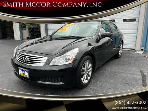 2008 Infiniti G35 for sale at Smith Motor Company, Inc. in Mc Cormick SC