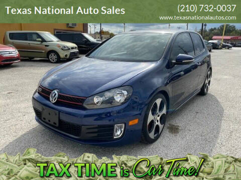 2010 Volkswagen GTI for sale at Texas National Auto Sales in San Antonio TX