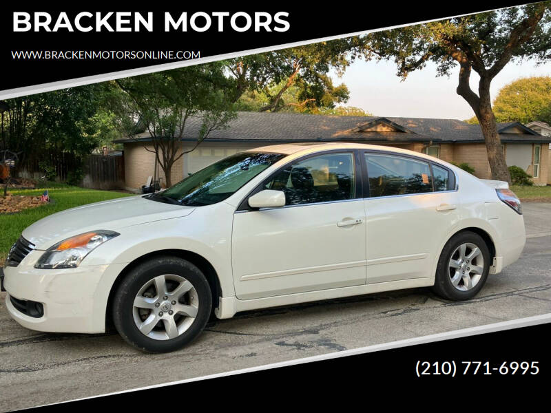 2009 Nissan Altima for sale at BRACKEN MOTORS in San Antonio TX