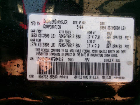 2004 Dodge Durango SLT