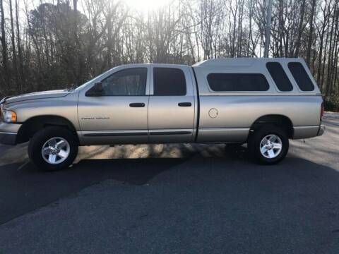 2002 Dodge Ram Pickup 1500 for sale at 55 Auto Group of Apex in Apex NC