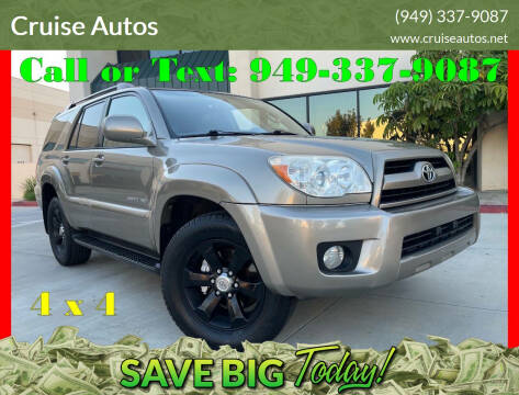 2006 Toyota 4Runner for sale at Cruise Autos in Corona CA