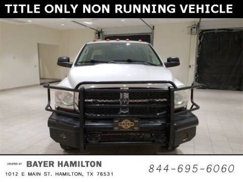 2007 Dodge Ram 3500 for sale at Bayer Motor Co in Comanche TX