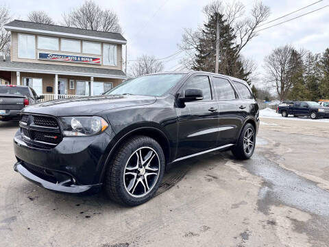 2013 Dodge Durango for sale at Spears Auto and Repair in Cadillac MI