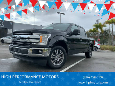 2020 Ford F-150 for sale at HIGH PERFORMANCE MOTORS in Hollywood FL