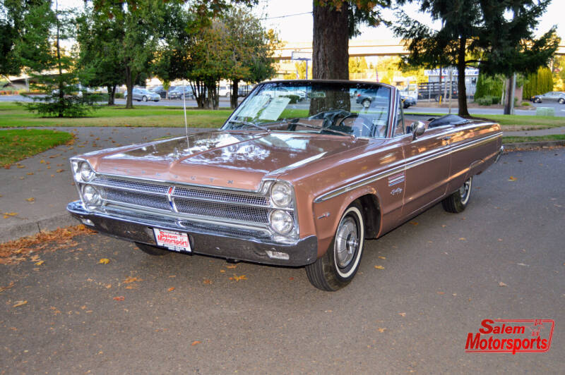 1965 Plymouth Sport Fury for sale at Salem Motorsports in Salem OR