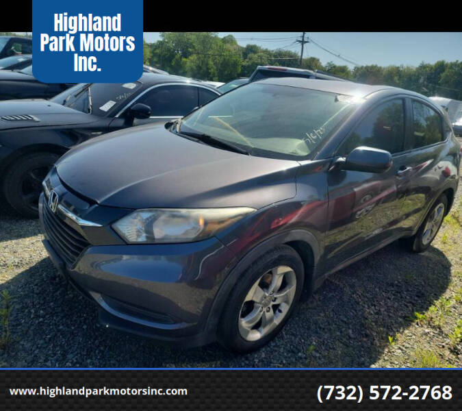 2016 Honda HR-V for sale at Highland Park Motors Inc. in Highland Park NJ