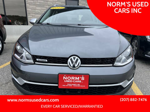 2017 Volkswagen Golf Alltrack for sale at NORM'S USED CARS INC in Wiscasset ME