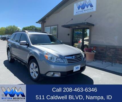 2011 Subaru Outback for sale at Western Mountain Bus & Auto Sales in Nampa ID