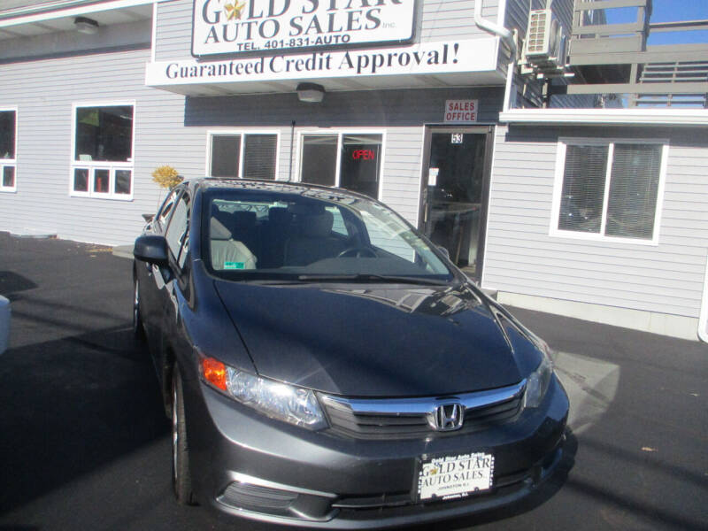 2012 Honda Civic for sale at Gold Star Auto Sales in Johnston RI