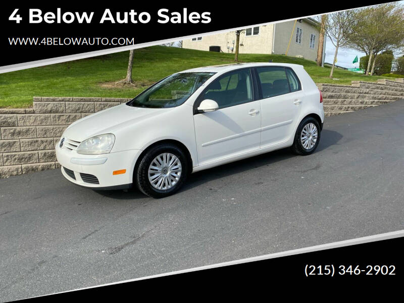 2008 Volkswagen Rabbit for sale at 4 Below Auto Sales in Willow Grove PA