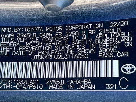 2020 Toyota Prius Limited