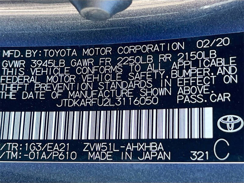 2020 Toyota Prius Limited
