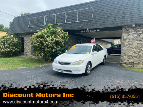 2005 Toyota Camry for sale at Discount Motors Inc in Old Hickory TN