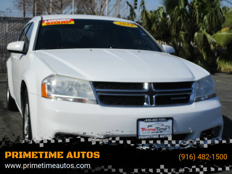 2014 Dodge Avenger for sale at PRIMETIME AUTOS in Sacramento CA