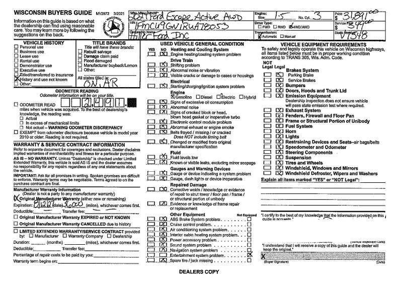 2024 Ford Escape Active
