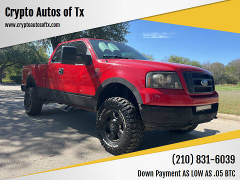 2004 Ford F-150 for sale at Crypto Autos of Tx in San Antonio TX