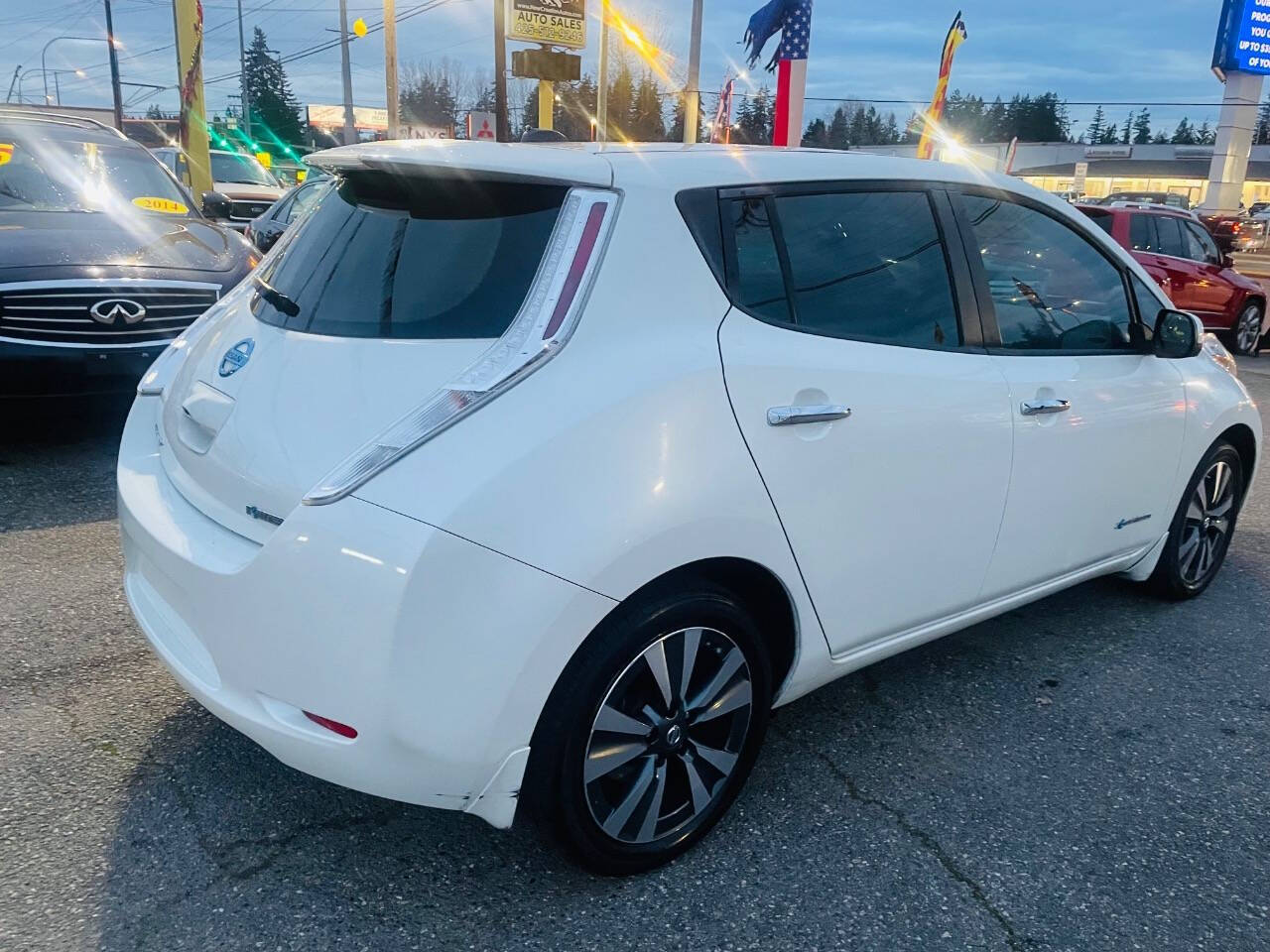 2016 Nissan LEAF for sale at New Creation Auto Sales in Everett, WA