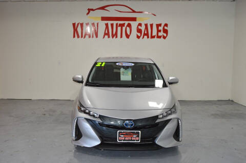 2021 Toyota Prius Prime for sale at Kian Auto Sales in Sacramento CA