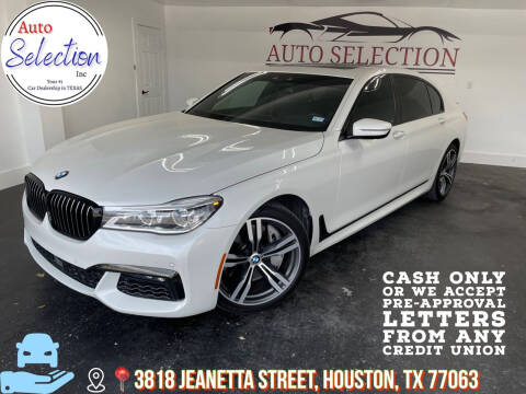 2019 BMW 7 Series for sale at Auto Selection Inc. in Houston TX