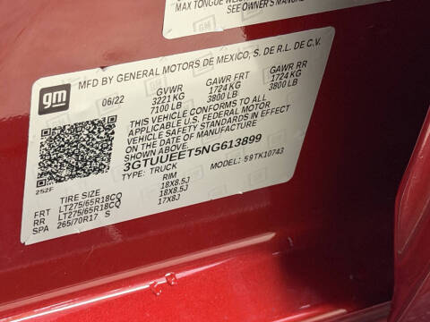 2022 GMC Sierra 1500 AT4