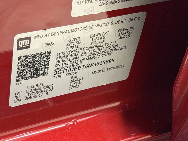 2022 GMC Sierra 1500 AT4