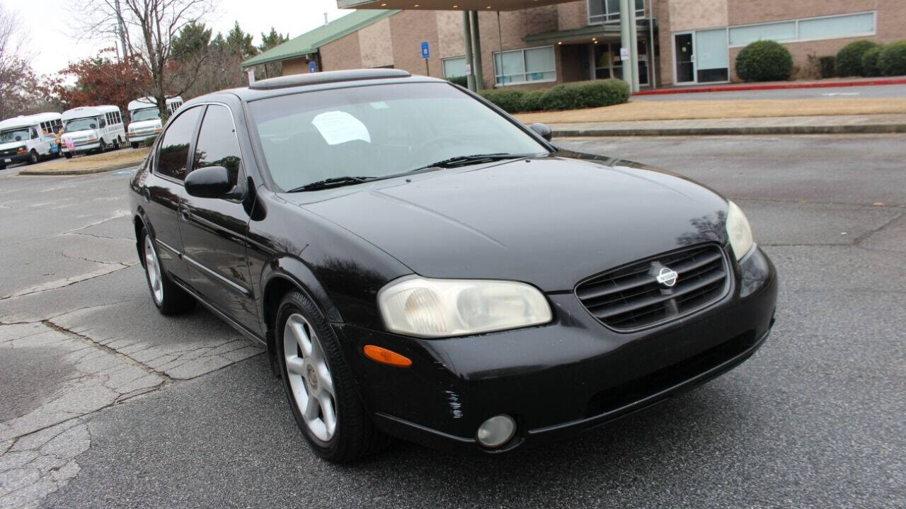 2001 nissan maxima black