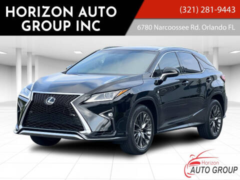 2016 Lexus RX 350 for sale at HORIZON AUTO GROUP INC in Orlando FL